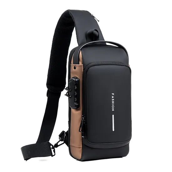 Multifunctional Anti-theft USB Charging Crossbody Shoulder Bag