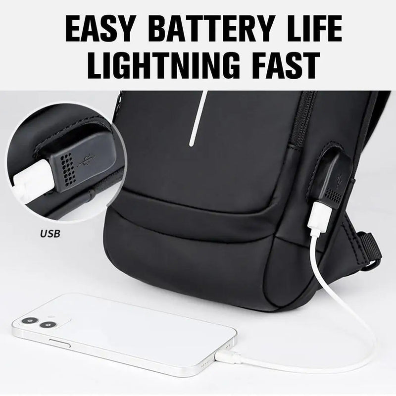 Multifunctional Anti-theft USB Charging Crossbody Shoulder Bag Maxum