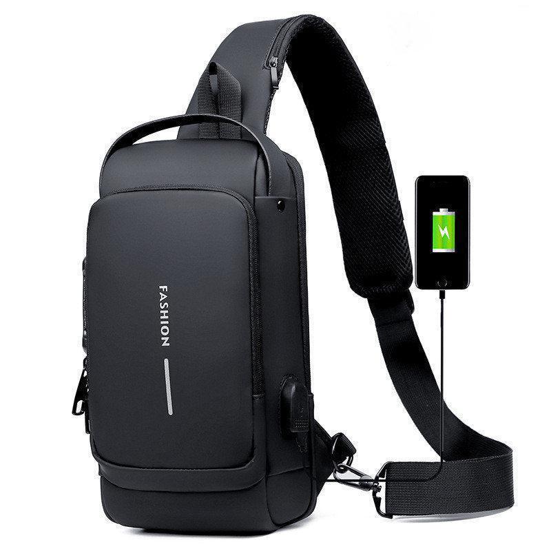 Multifunctional Anti-theft USB Charging Crossbody Shoulder Bag Maxum