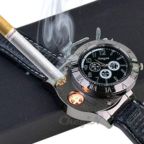 New Military USB Lighter Watch