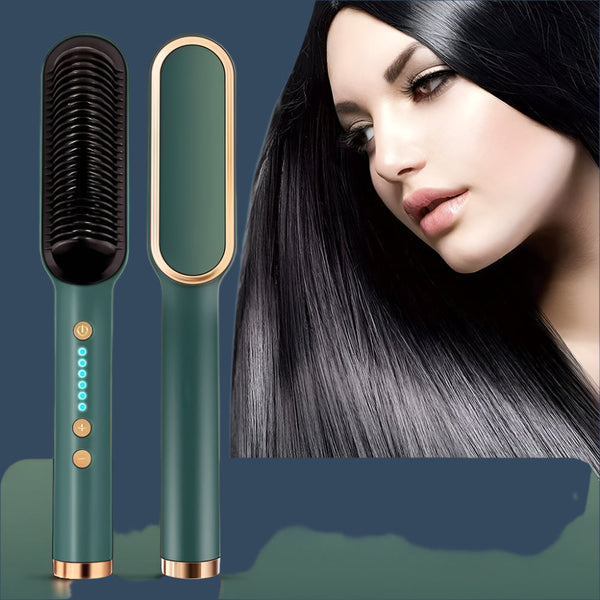 Electric Hair Straightener Brush Maxum